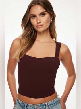 Dynamite Open Back Corset Top - Size M